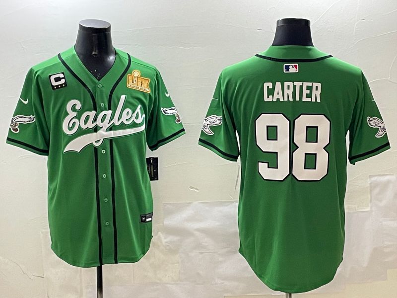 Men Philadelphia Eagles #98 Carter Green three generations Jointly Name 2025 Nike Limited NFL Jersey style 8